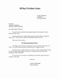 010 Template Ideas Days Eviction Notice Word Document New Tenant