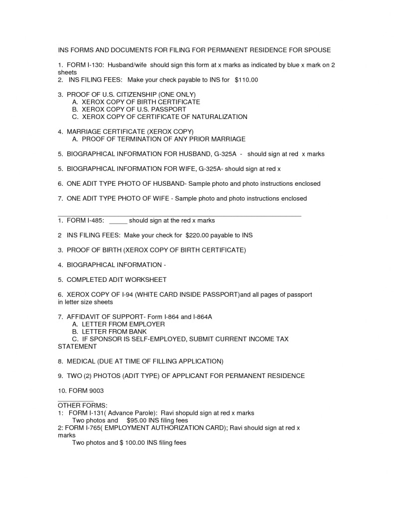 1 751 Affidavit Sample | Affidavit Sample Form I 864 | Forms
