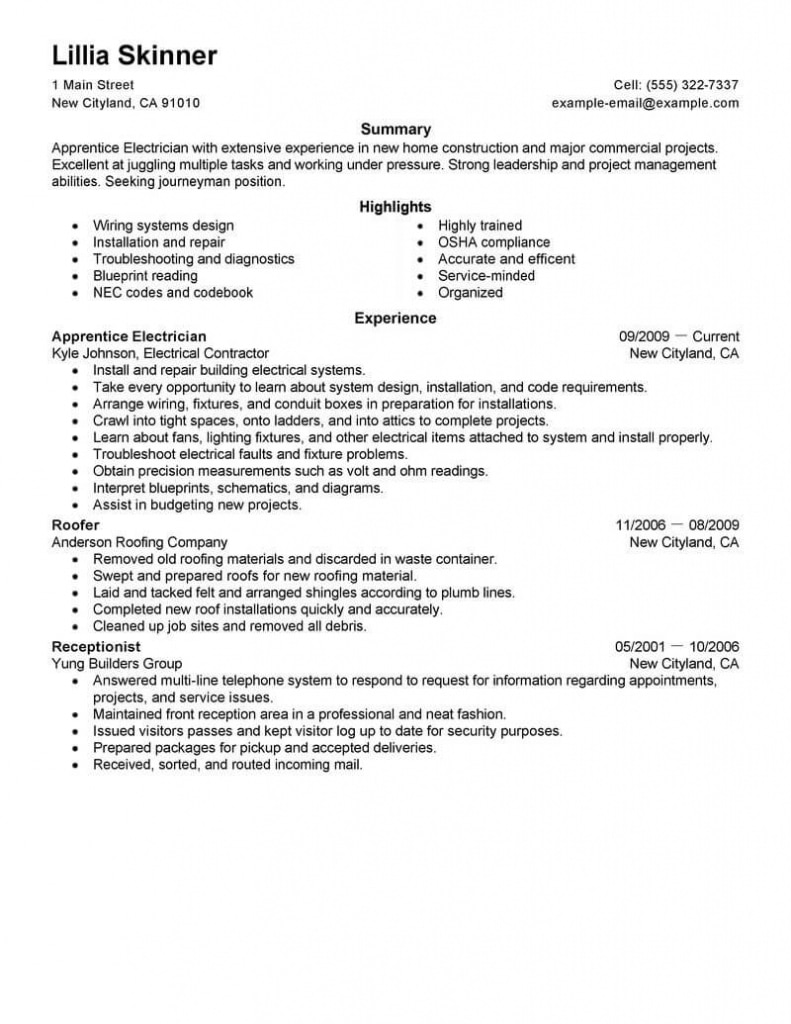 11 Amazing Construction Resume Examples | Livecareer