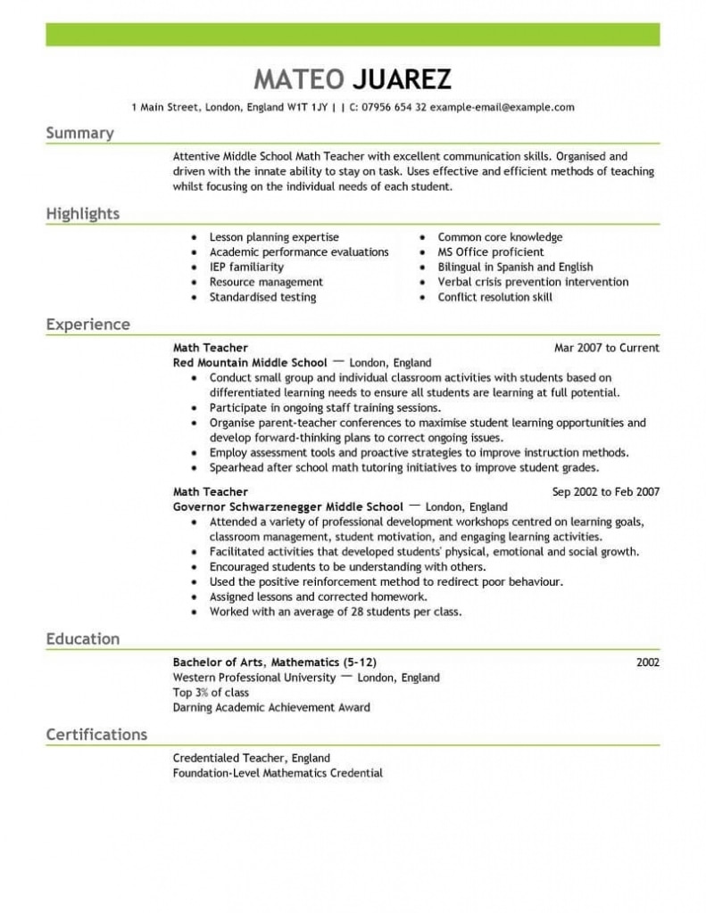 12 Amazing Education Resume Examples | Livecareer