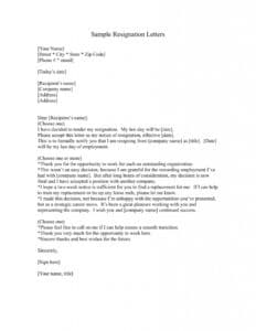 12+ Employee Resignation Letter Examples - Pdf, Word | Examples