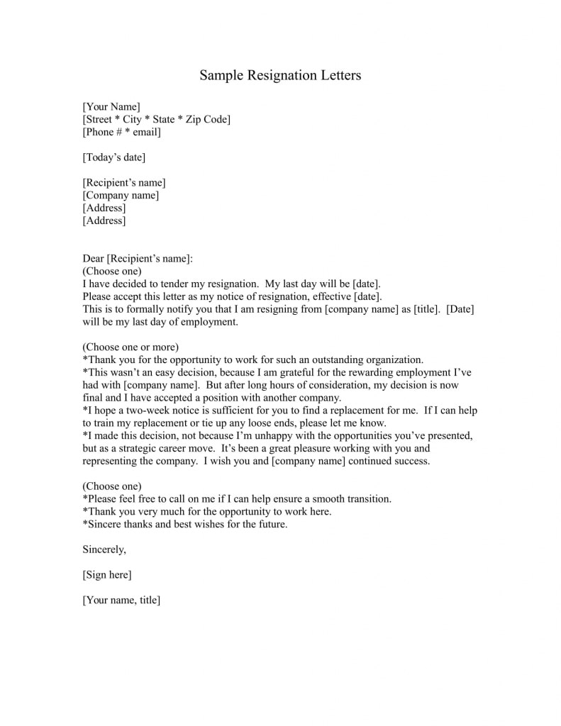 12+ Employee Resignation Letter Examples - Pdf, Word | Examples