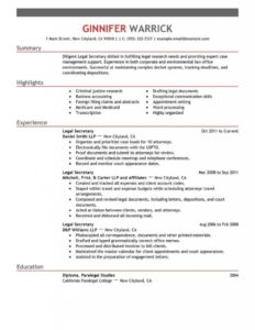 13 Amazing Law Resume Examples | Livecareer