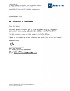 14+ Employment Verification Letter Examples - Pdf, Doc | Examples