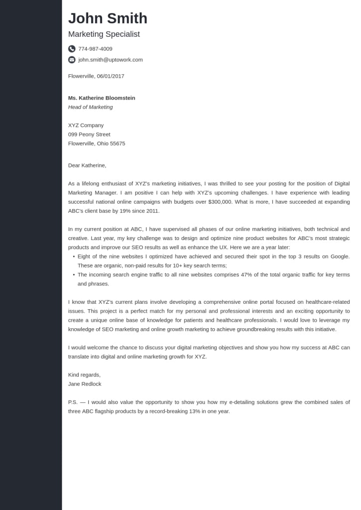 20+ Cover Letter Templates (fill Them In And Download In 5 Minutes)