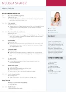 20 Eye-catching Designer Resume Templates To Get A Job - Wisestep