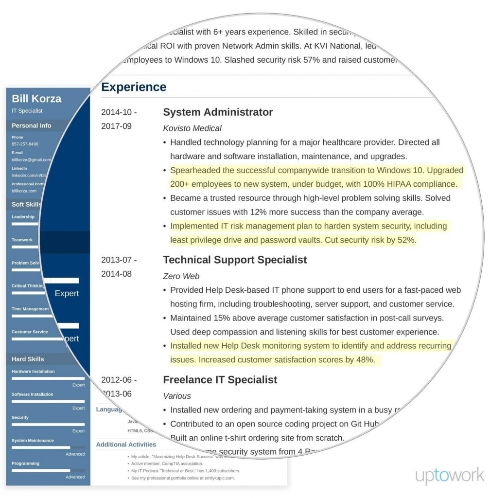 20 Resume Profile Examples: How To Write A Professional Profile [+tips]