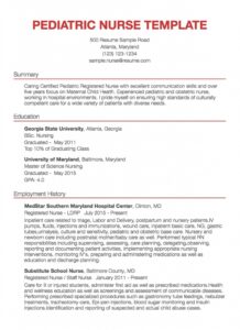 30+ Nursing Resume Examples &amp; Samples - Writtenrn Managers