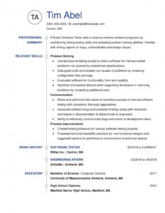 30+ Resume Examples: Viewindustry &amp; Job Title