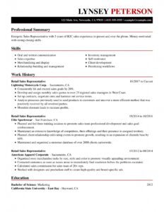30+ Resume Examples: Viewindustry &amp; Job Title