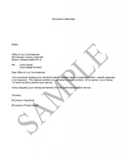 33 Best Jury Duty Excuse Letters [+tips] ᐅ Template Lab