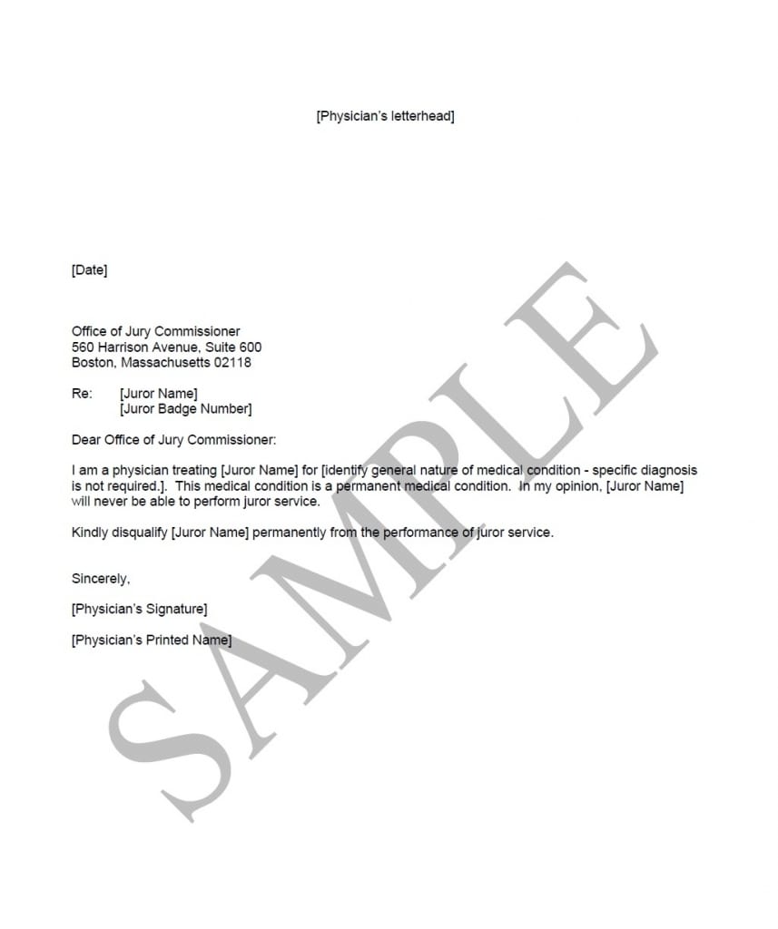 33 Best Jury Duty Excuse Letters [+tips] ᐅ Template Lab