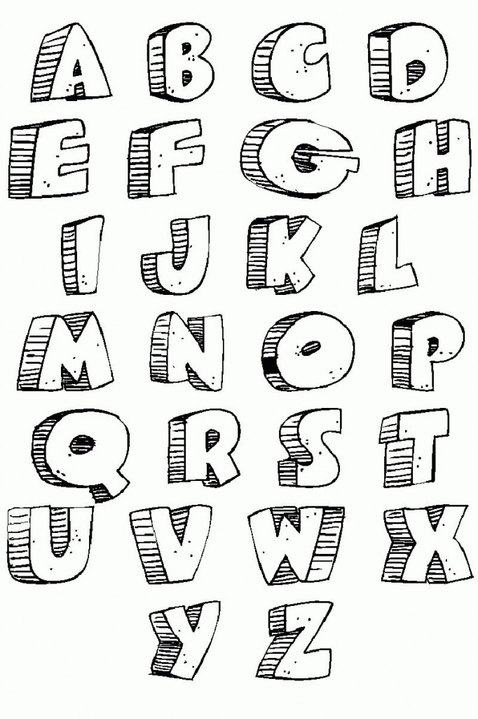 3d Graffiti Bubble Letters Graffiti Walls: Graffiti Alphabet