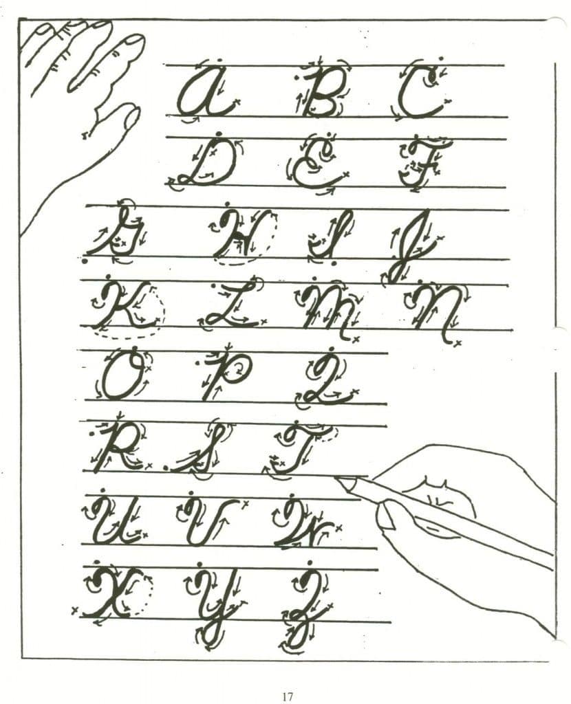 A To Z Cursive Letters | View Cursive Letters A-z's Handwriting