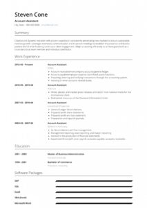 Accounts Assistant - Resume Samples &amp; Templates | Visualcv