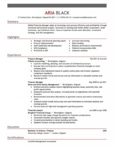 Best Finance Manager Resume Example | Livecareer