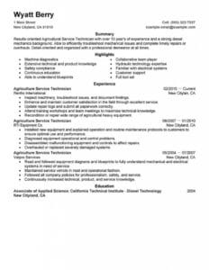 Best Service Technician Resume Example | Livecareer