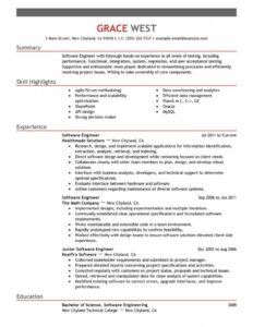 Best Software Engineer Resume Example | Livecareer | Jobs And Career