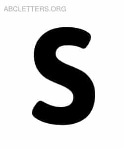 Big Printable Abc Letters S | Panda Alphabets | Printable Alphabet