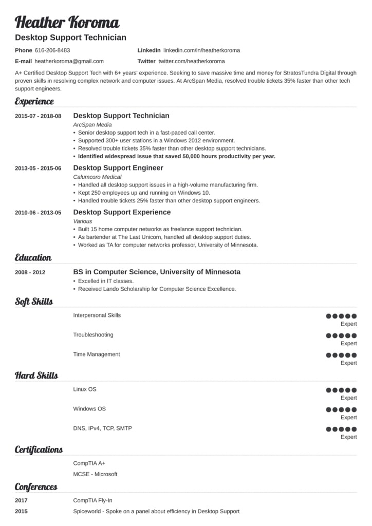 Bookkeeper Resume: Sample And Complete Guide [+20 Examples]