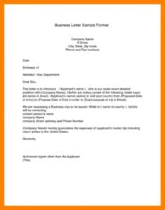 Business Letter Modified Block Format (6) | Manager Resume
