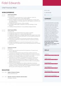 Cfo - Resume Samples &amp; Templates | Visualcv