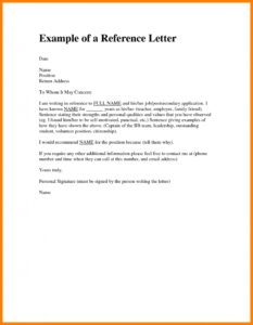 Character Reference Letter For A Friend - 5 Samples Of Character