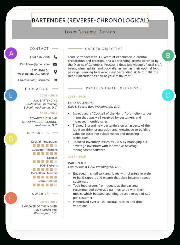 Chronological Resume Samples & Writing Guide | Rg