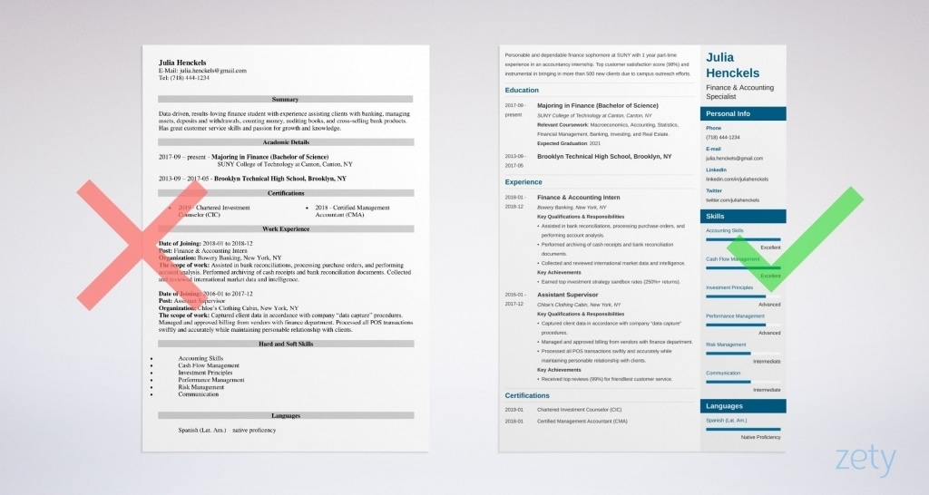 College Student Resume: Sample &amp; Full Writing Guide [20+ Examples]