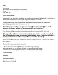 Donation Request Letters: Asking For Donations Made Easy!