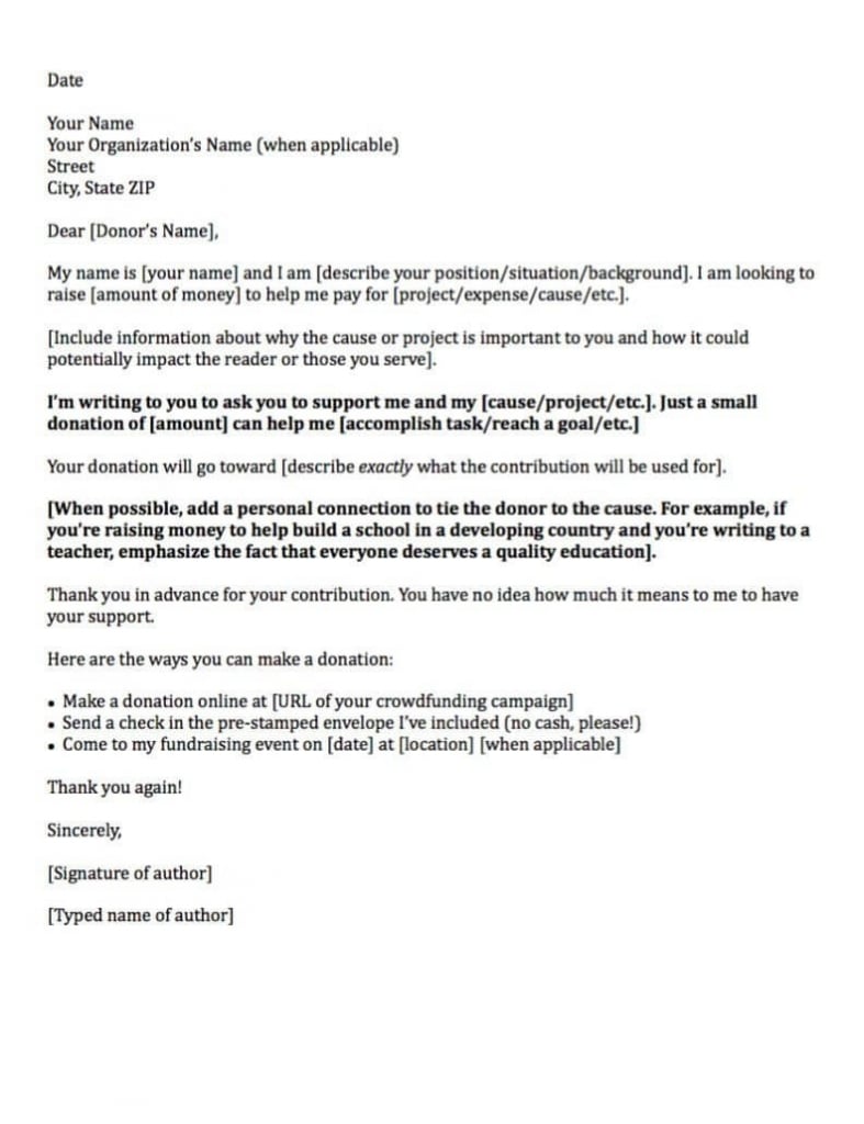 Donation Request Letters: Asking For Donations Made Easy!
