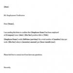 Employment Verification Letter (40+ Sample Letters And Writing Tips)