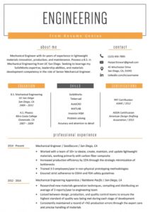 Engineering Resume Example &amp; Writing Tips | Resume Genius