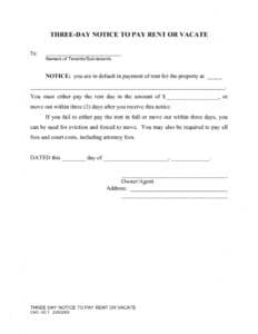 Eviction Notice Template | Scope Of Work Template | Ideas For The