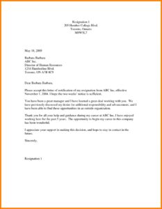 Example Of Two Weeks Notice 4 - Istudyathes