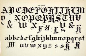 Fancy Old English Letters Alphabet | Letters | Alphabet Letters To