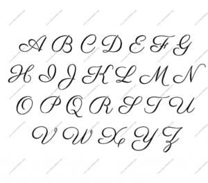 Free Printable Alphabet Stencil Letters Template | Art &amp; Crafts