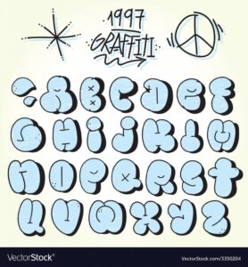 Graffiti Bubble Font