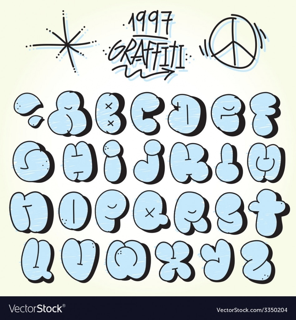 Graffiti Bubble Font