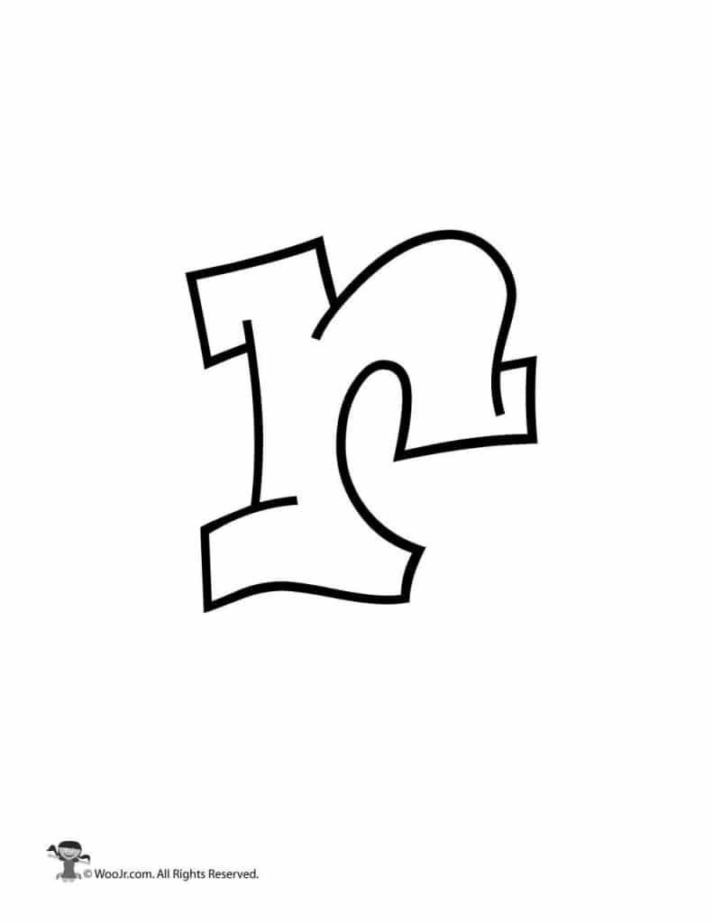 Graffiti Lowercase Letter R | Slova In 2019 | Graffiti Lettering
