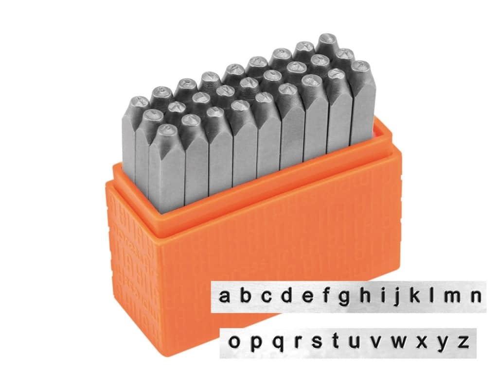Impressart Basic Lowercase Letter Stamp Set 3mm