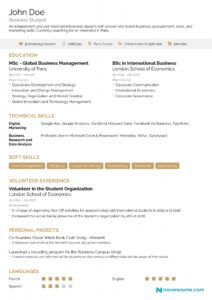 Internship Resume Examples [2019] + Writing Guide