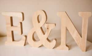 Large Wooden Letters – Lathrisk Woodcraft Throughout Large Wooden