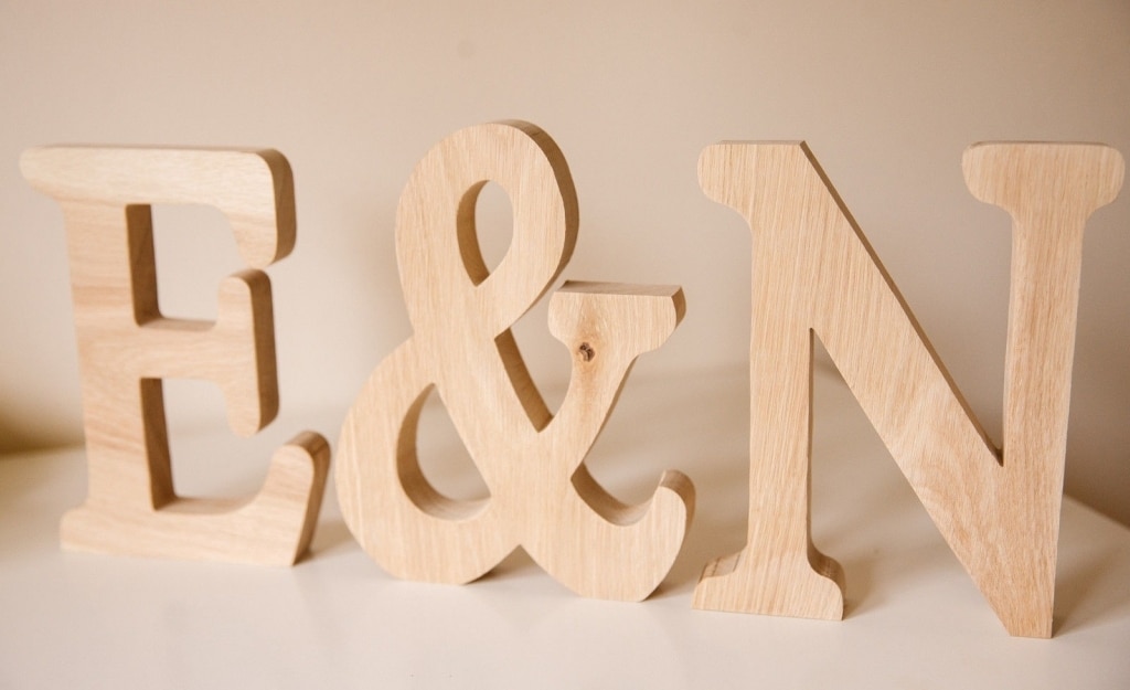 Large Wooden Letters – Lathrisk Woodcraft Throughout Large Wooden