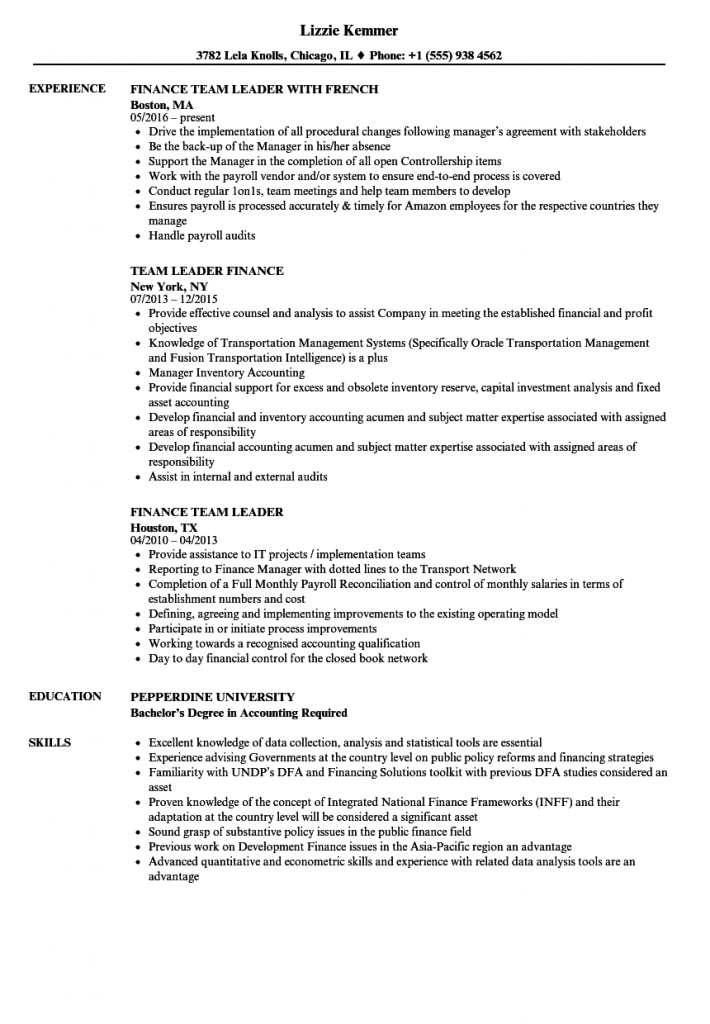 Leadership Skills Resume Job Examples 1b3647718794fe60dba973a31f7