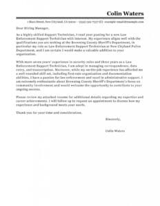 Leading Professional Service Center Technician Cover Letter Examples