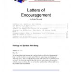 Letter Of Encouragement | Gplusnick – Free Letter Templates