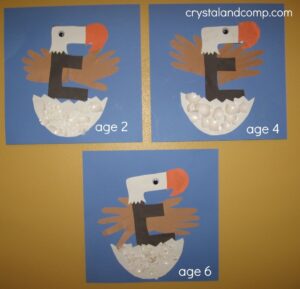 Letter Of The Week: A Preschool Craft For The Letter E