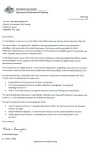 Letter Of Transmittal | Department Of Education