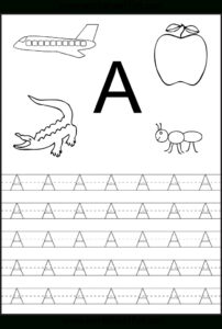 Letter Tracing (website Has Loads Of Printable Worksheets